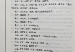 周易全书注解------未济卦