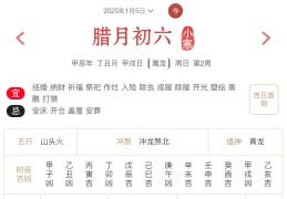 2025年1月5日每日五行穿衣指数解读搭配
