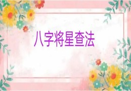 八字带神煞将星女命好吗（八字带神煞将星女命好吗）
