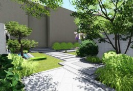 独栋别墅庭院风水