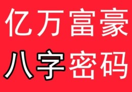 亿万富豪的八字特征