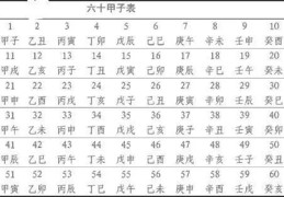 八字六十甲子日柱论命口诀