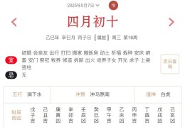 2025年5月7日每日五行穿衣指数解读搭配