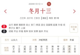 2026年1月1日每日五行穿衣指数解读搭配