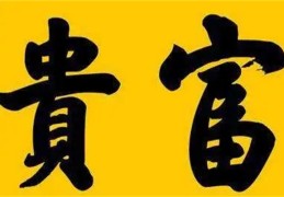 天生富贵命的八字