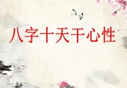 八字十天干类象精解