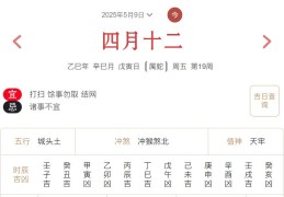 2025年5月9日每日五行穿衣指数解读搭配