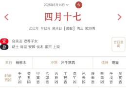 2025年5月14日每日五行穿衣指数解读搭配
