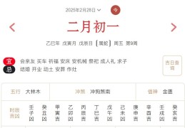 2025年2月28日每日五行穿衣指数解读搭配