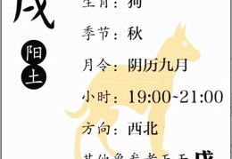 八字基础知识：十二地支、戌土