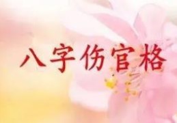 八字伤官见官好不好