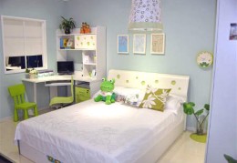 儿童卧室间卧床风水