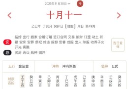 2025年11月30日每日五行穿衣指数解读搭配