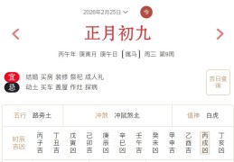 2026年2月25日每日五行穿衣指数解读搭配