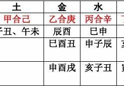 八字天干合化主事
