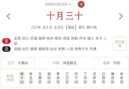 2025年12月19日每日五行穿衣指数解读搭配