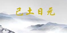 己土日元的富贵条件（己土四个迟早得富贵的八字）