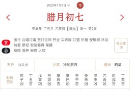 2025年1月6日每日五行穿衣指数解读搭配