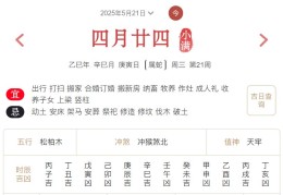 2025年5月21日每日五行穿衣指数解读搭配