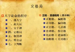 ​自己生辰八字格局测算步骤