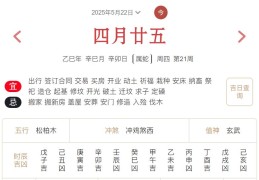 2025年5月22日每日五行穿衣指数解读搭配