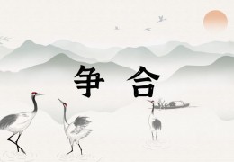 八字中的争合是怎么回事