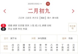 2025年3月8日每日五行穿衣指数解读搭配