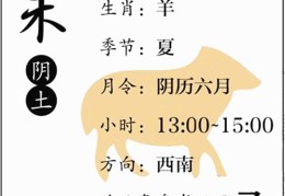 八字基础知识：十二地支、未土