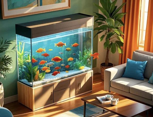 客厅鱼缸位置的摆放风水-桦玺易学网 客厅鱼缸位置的摆放风水-桦玺易学网