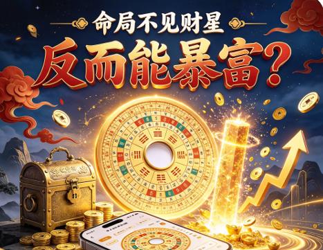 命局不见财星反而能暴富?看懂无财富贵格局-桦玺易学网 命局不见财星反而能暴富?看懂无财富贵格局-桦玺易学网